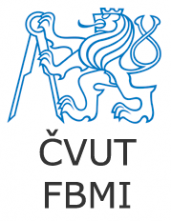 Logo skupiny České vysoké učení technické v Praze - Fakulta biomedicínského inženýrství